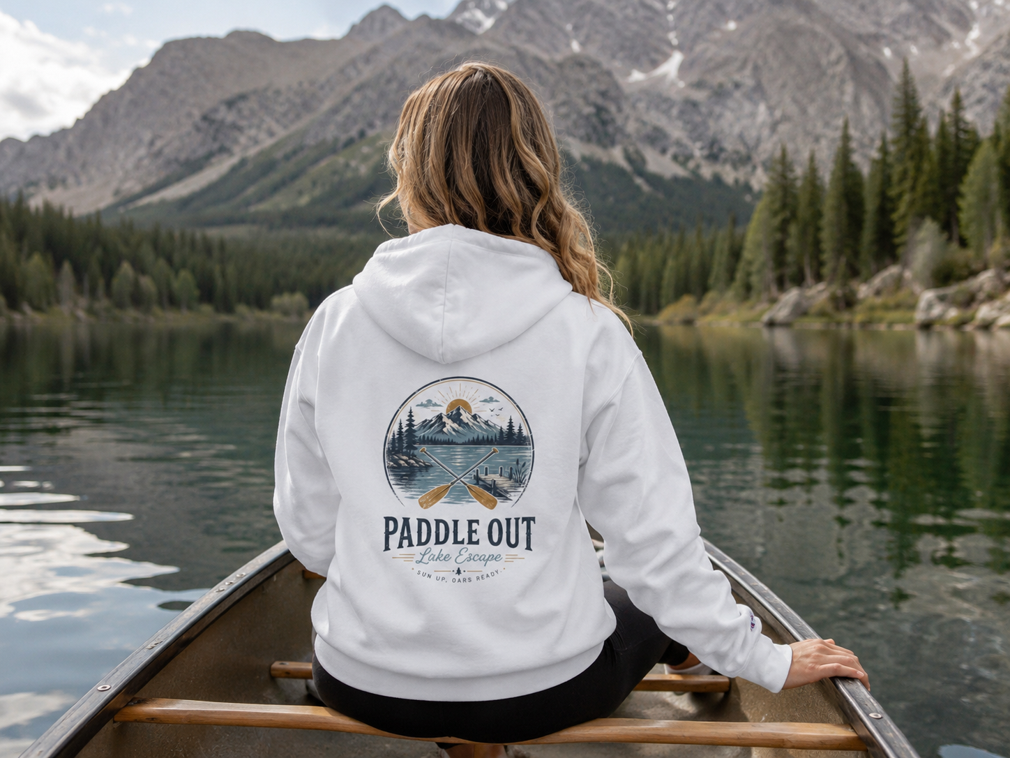 Paddle Out Champion Hoodie (Front & Back)