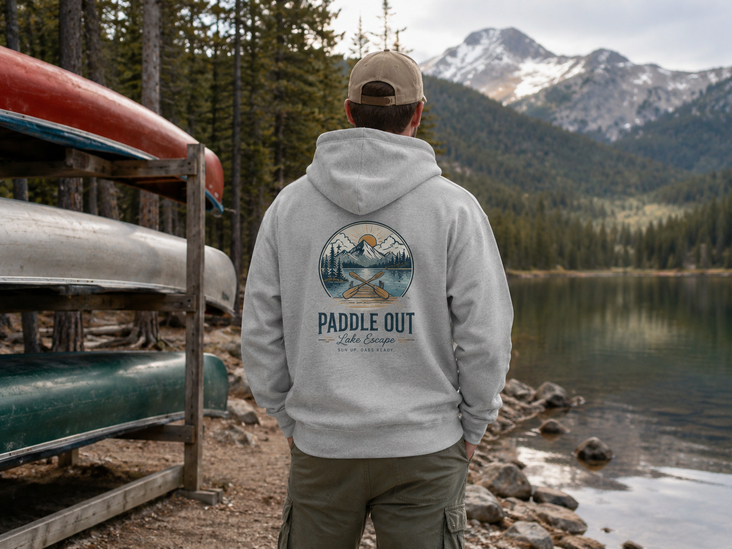 Paddle Out Champion Hoodie (Front & Back)