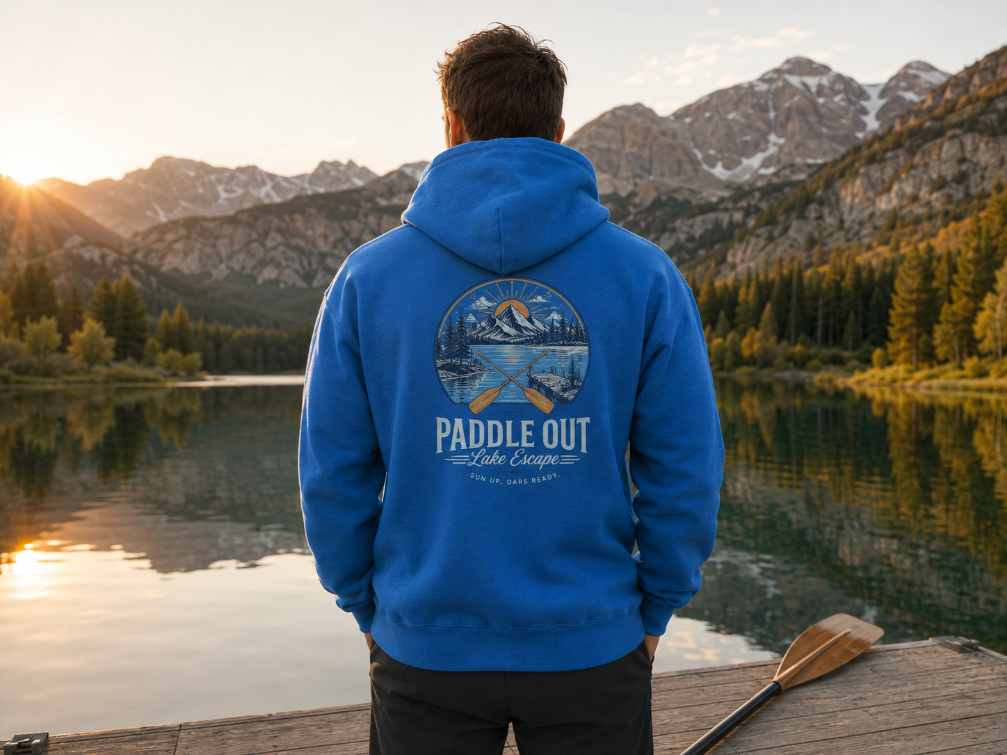 Paddle Out Champion Hoodie (Front & Back)