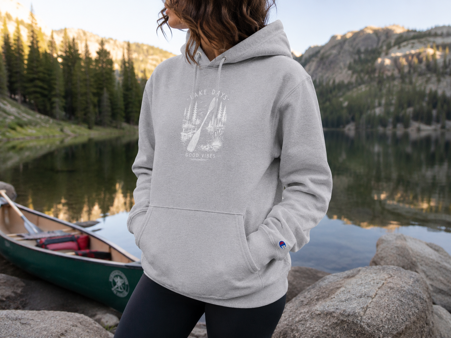 Paddle Out Champion Hoodie (Front & Back)