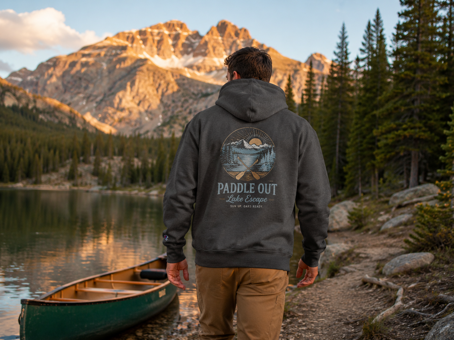 Paddle Out Champion Hoodie (Front & Back)