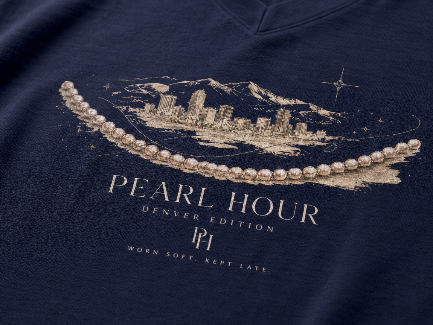 Pearl Hour — Denver Edition V-Neck Tee