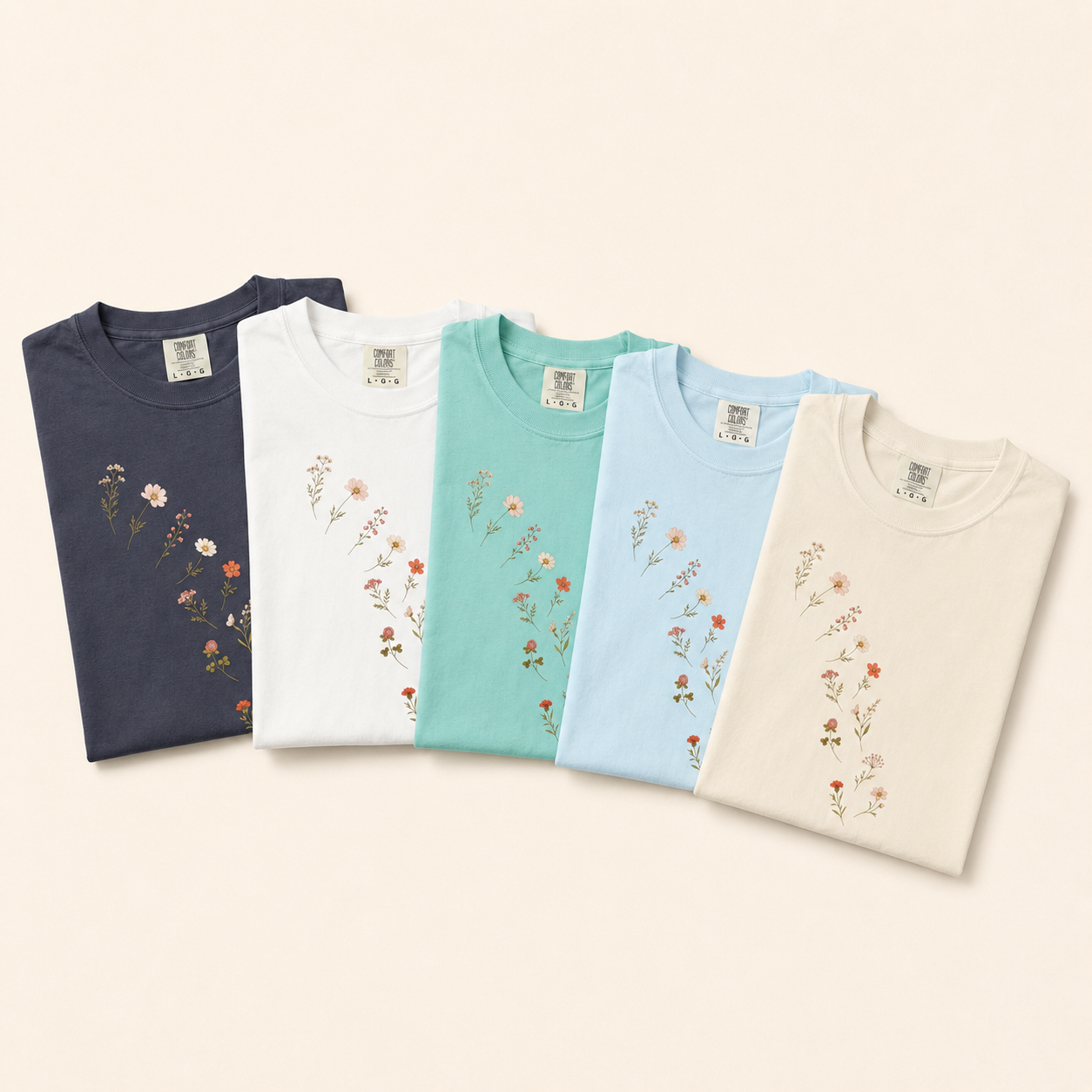 Placed by the Wind — Premium Wildflower Tee