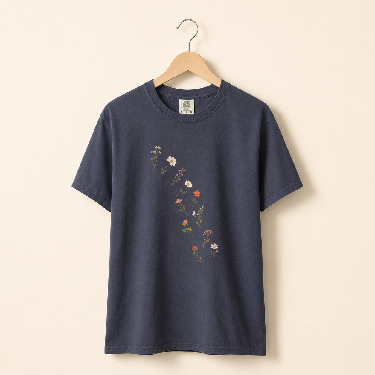 Placed by the Wind — Premium Wildflower Tee