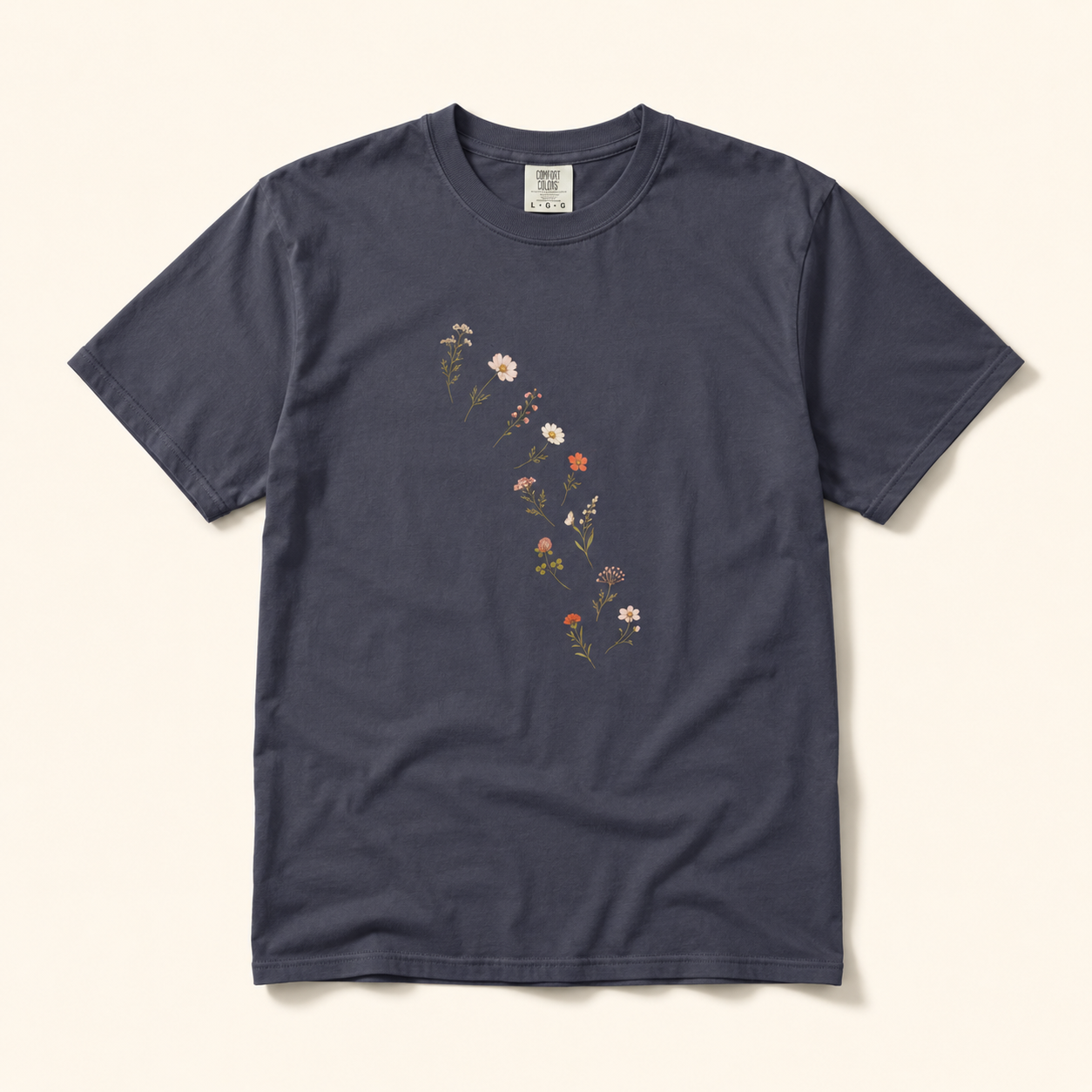 Placed by the Wind — Premium Wildflower Tee