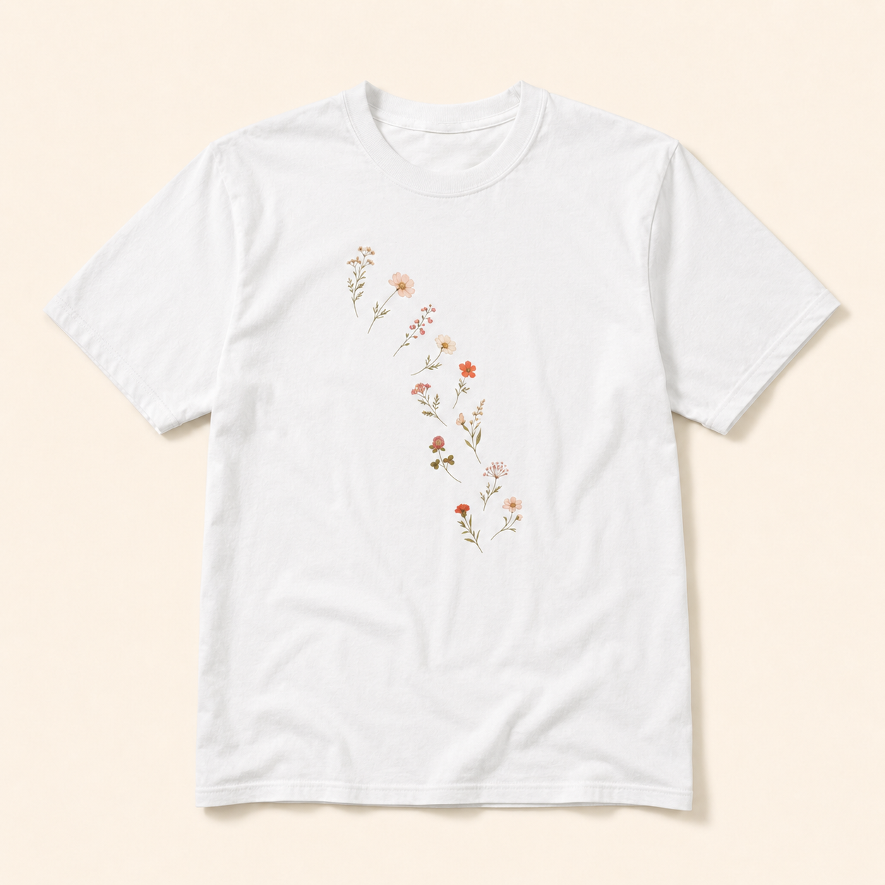 Placed by the Wind — Premium Wildflower Tee