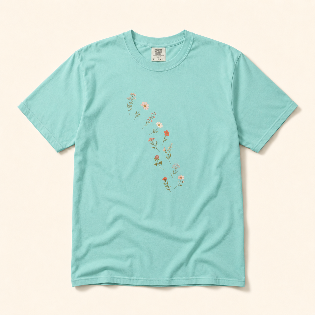 Placed by the Wind — Premium Wildflower Tee