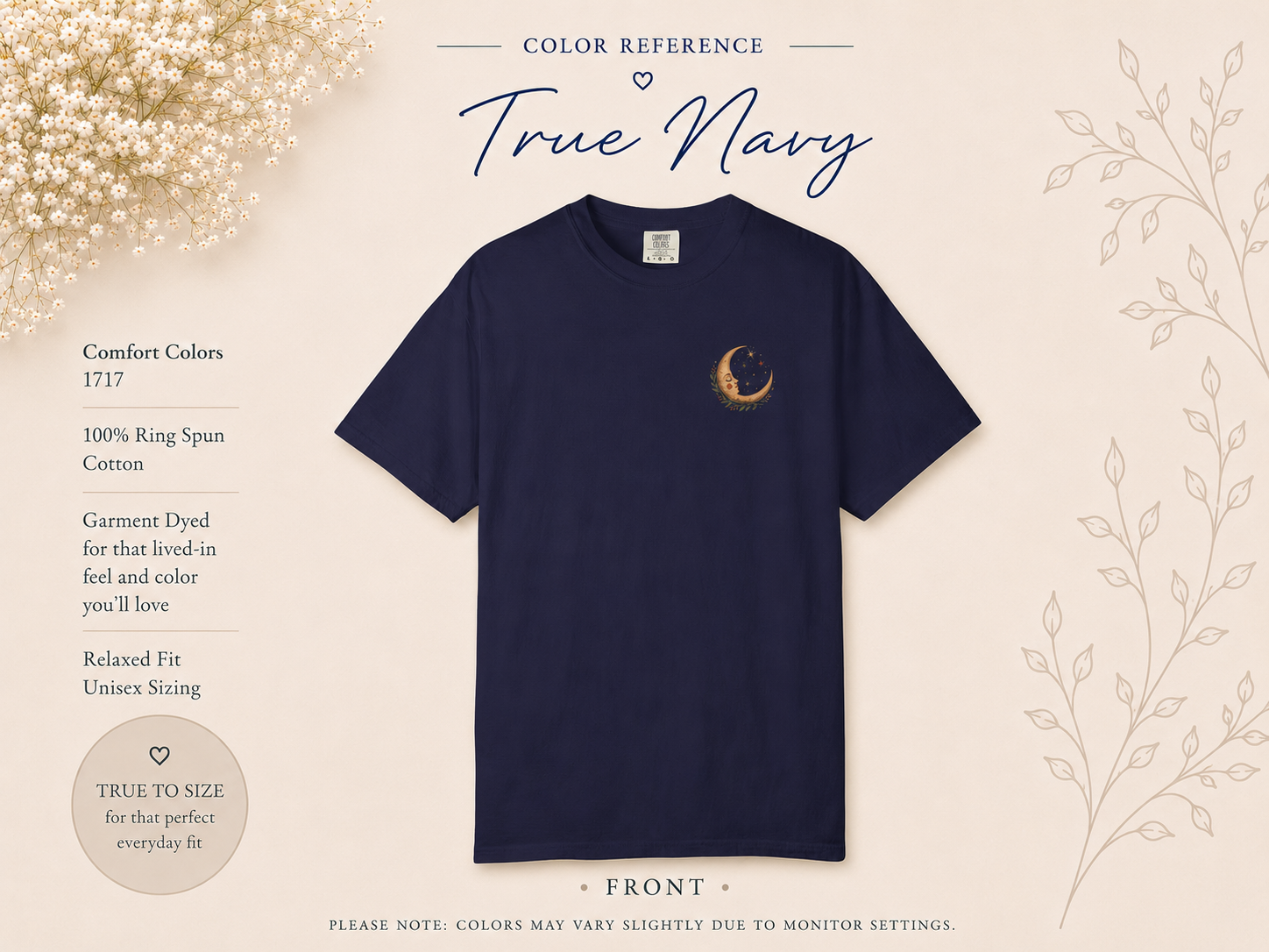 Celestial Sun & Moon — Wildflower Botanical Tee