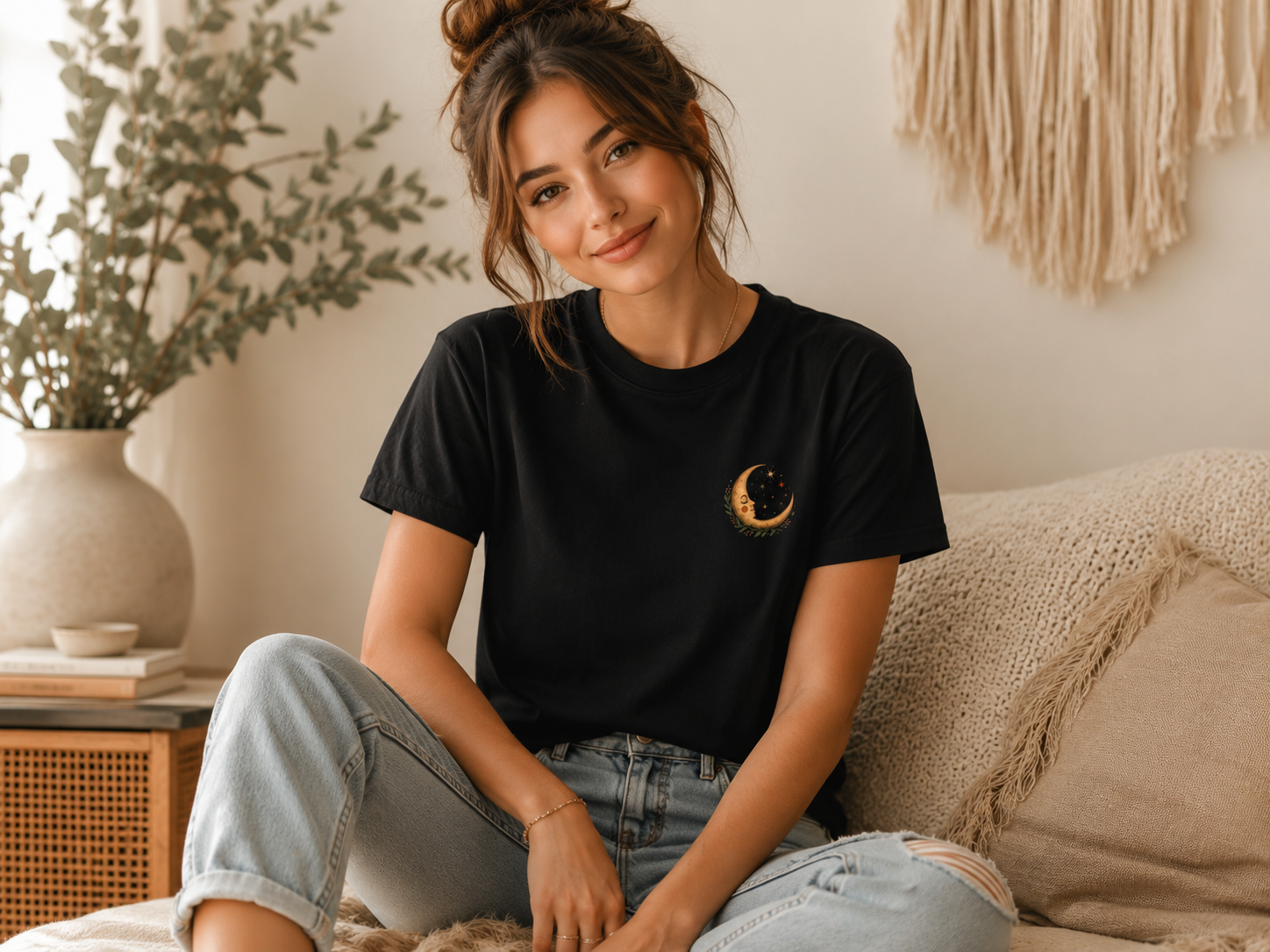 Celestial Sun & Moon — Wildflower Botanical Tee