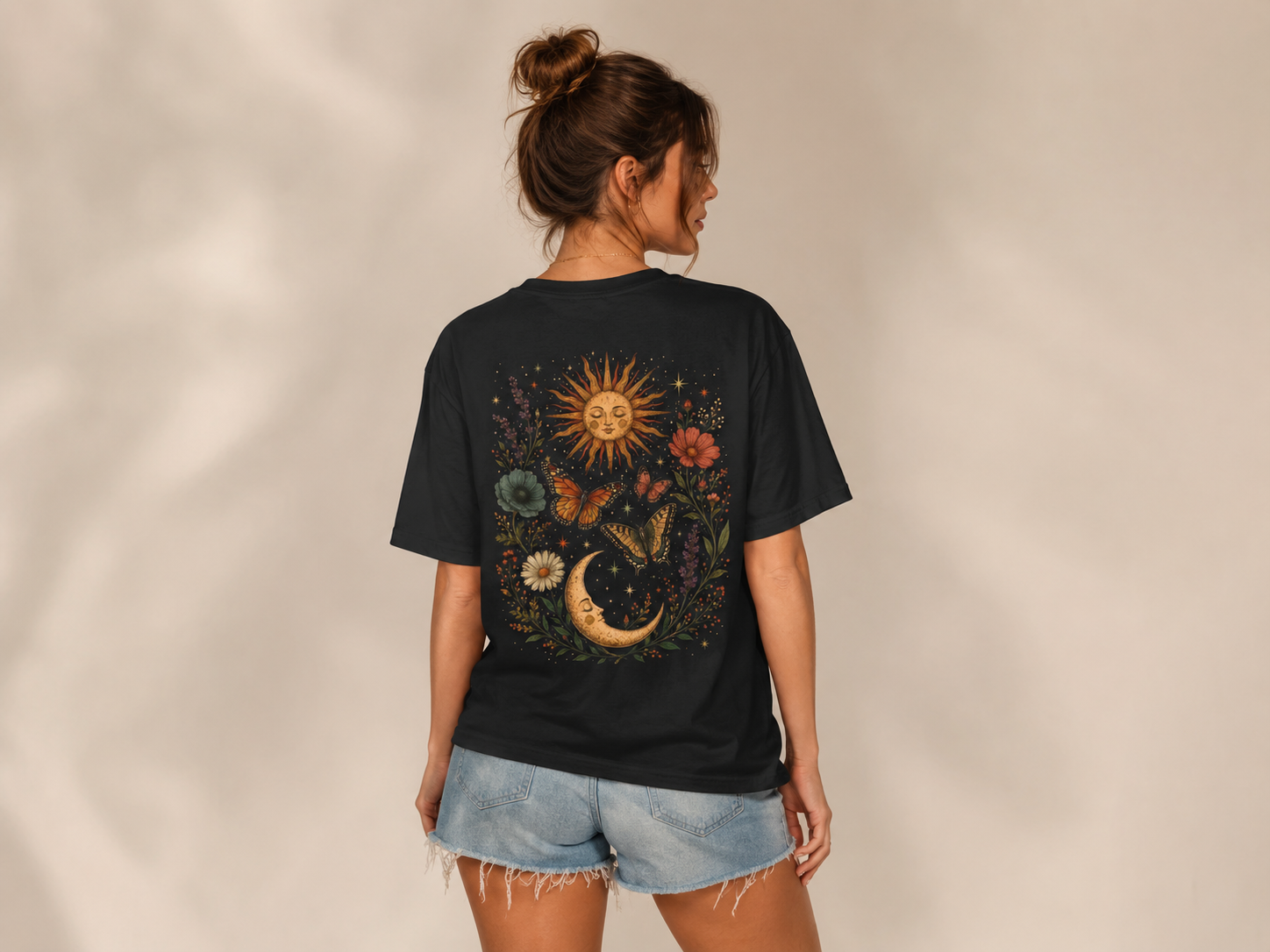 Celestial Sun & Moon — Wildflower Botanical Tee