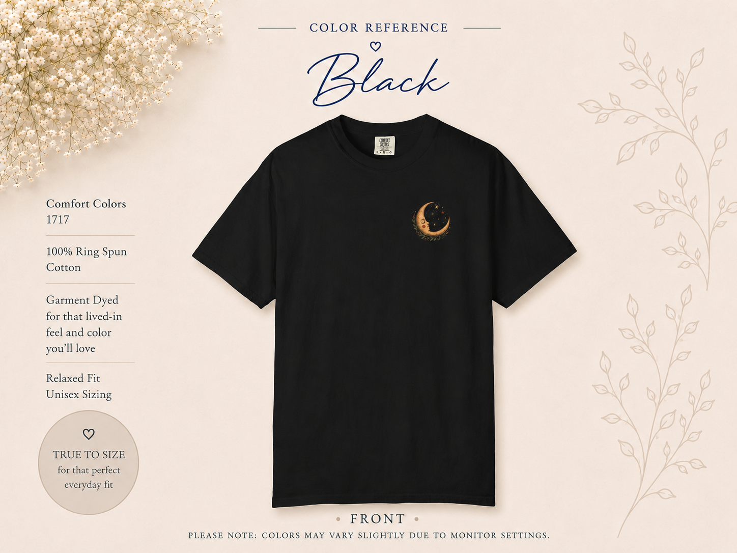 Celestial Sun & Moon — Wildflower Botanical Tee