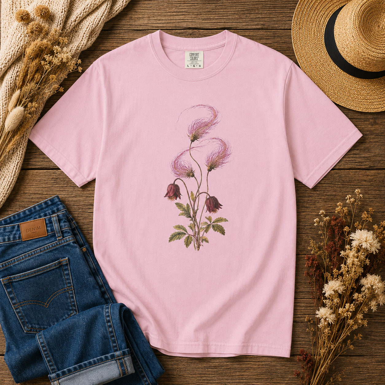 Prairie Smoke Avens Tee