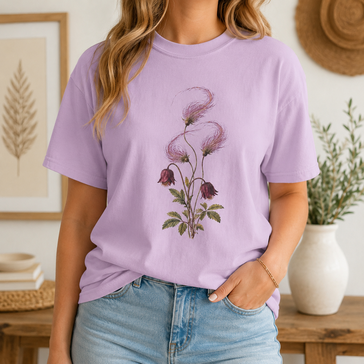 Prairie Smoke Avens Tee