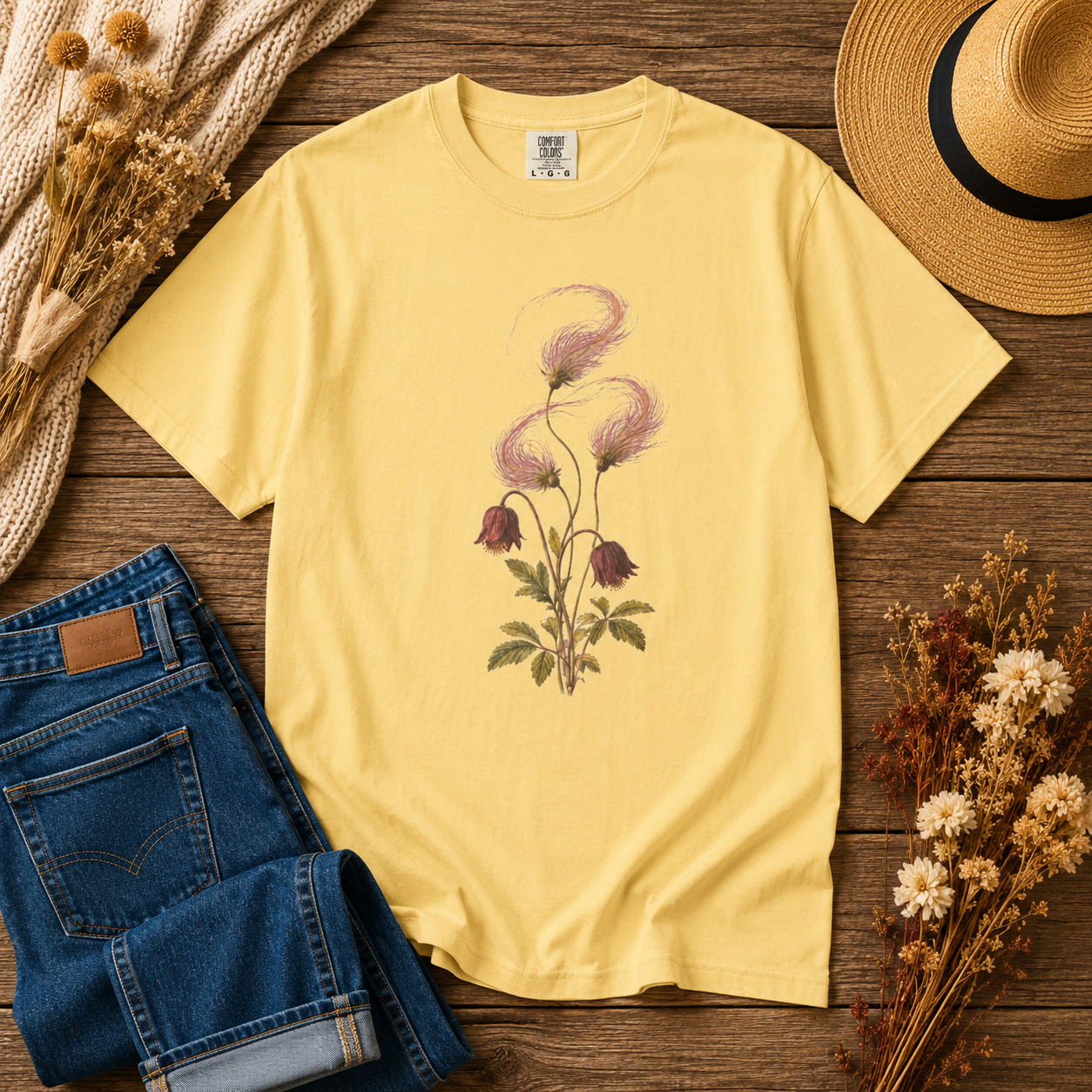 Prairie Smoke Avens Tee