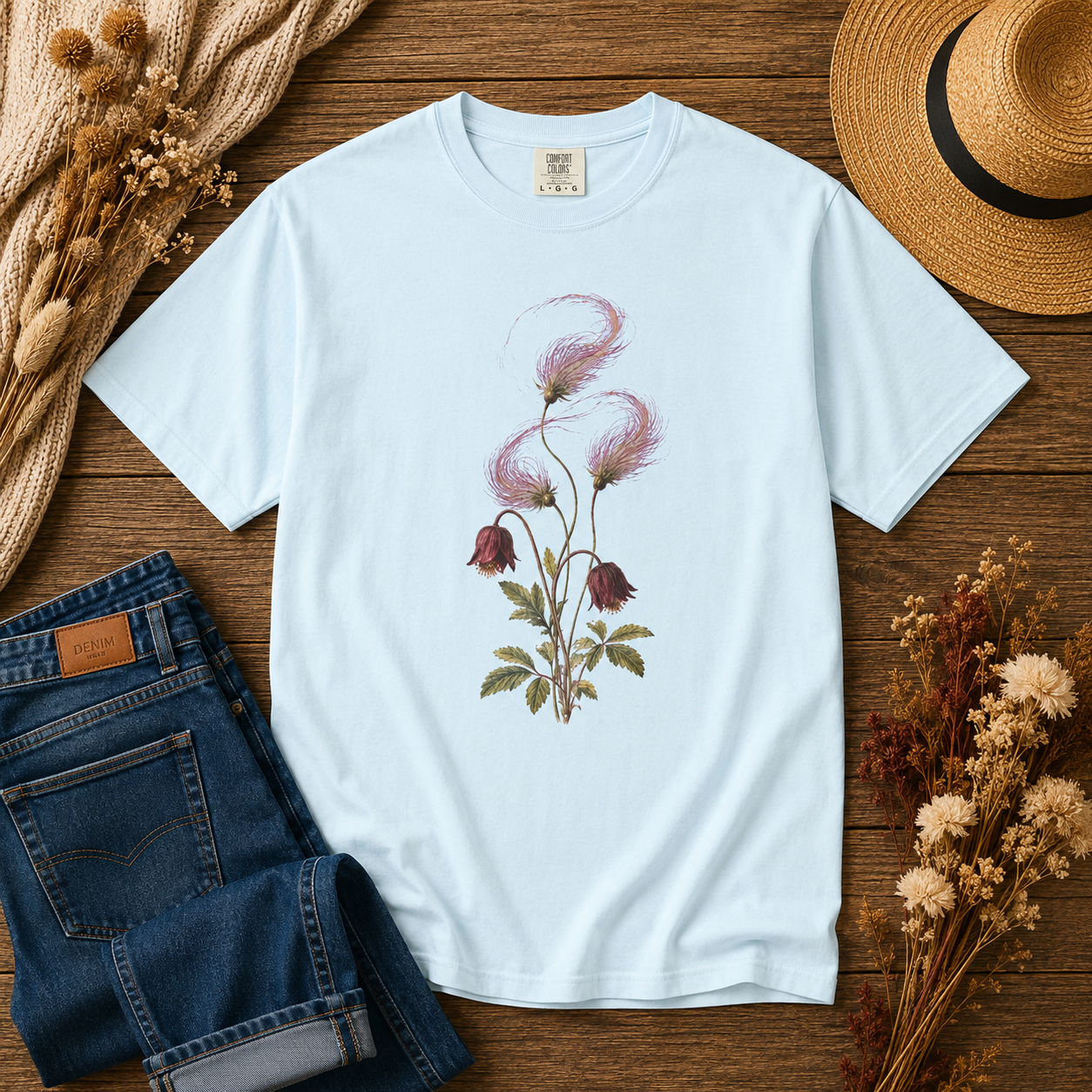 Prairie Smoke Avens Tee