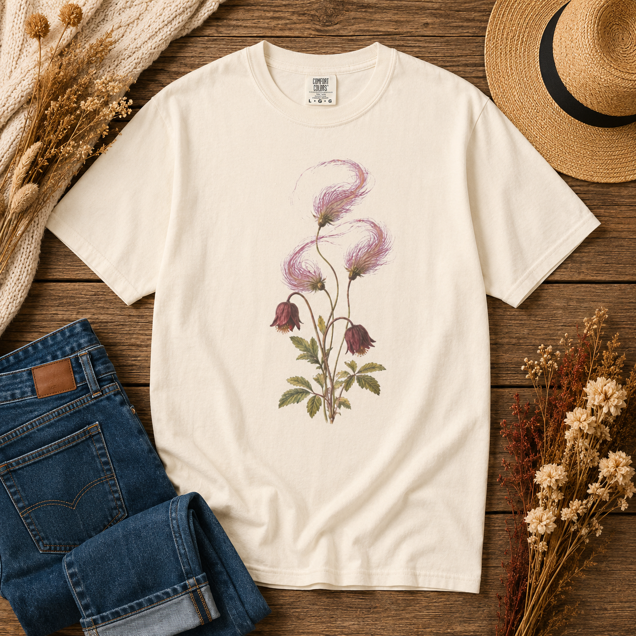 Prairie Smoke Avens Tee