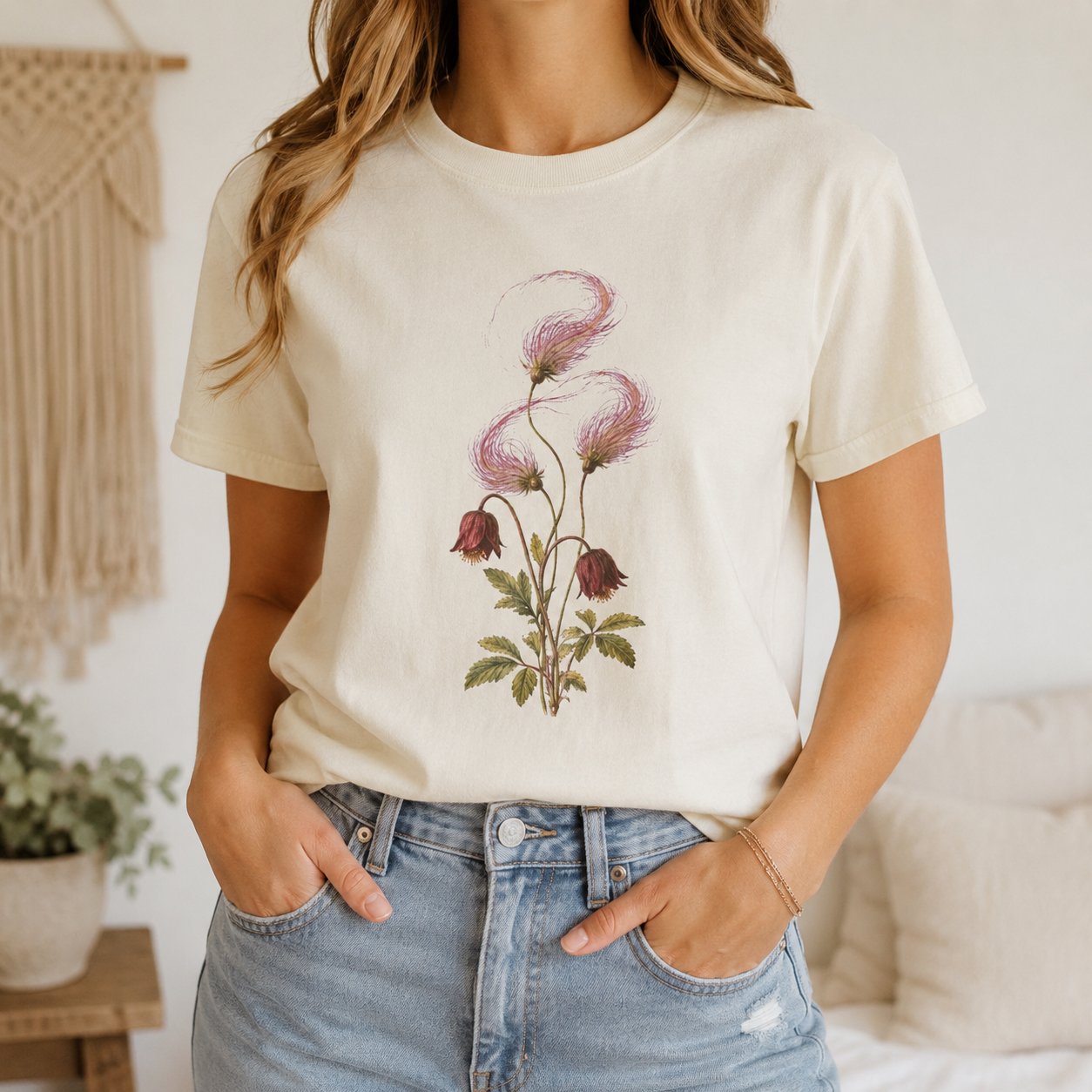 Prairie Smoke Avens Tee