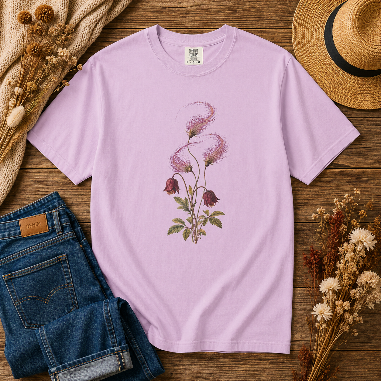 Prairie Smoke Avens Tee