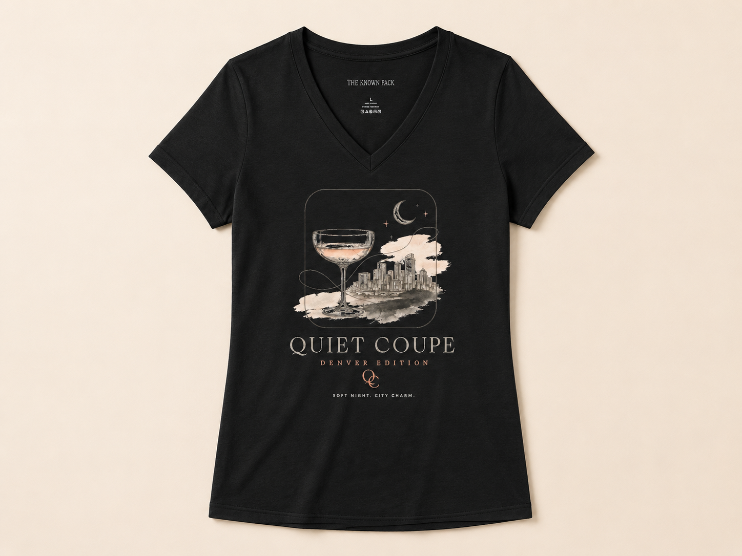 Quiet Coupe — Denver Edition V-Neck Tee