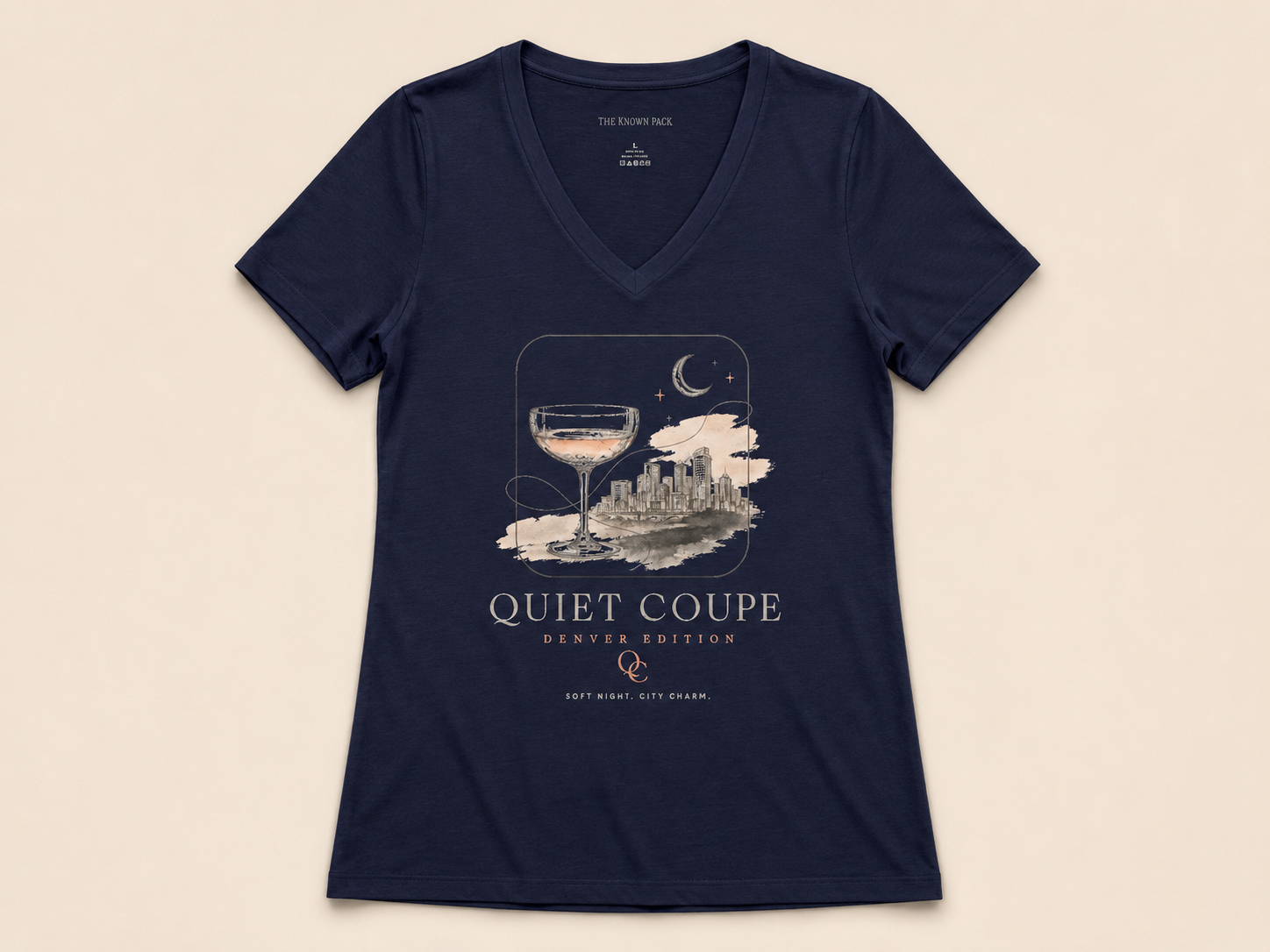 Quiet Coupe — Denver Edition V-Neck Tee