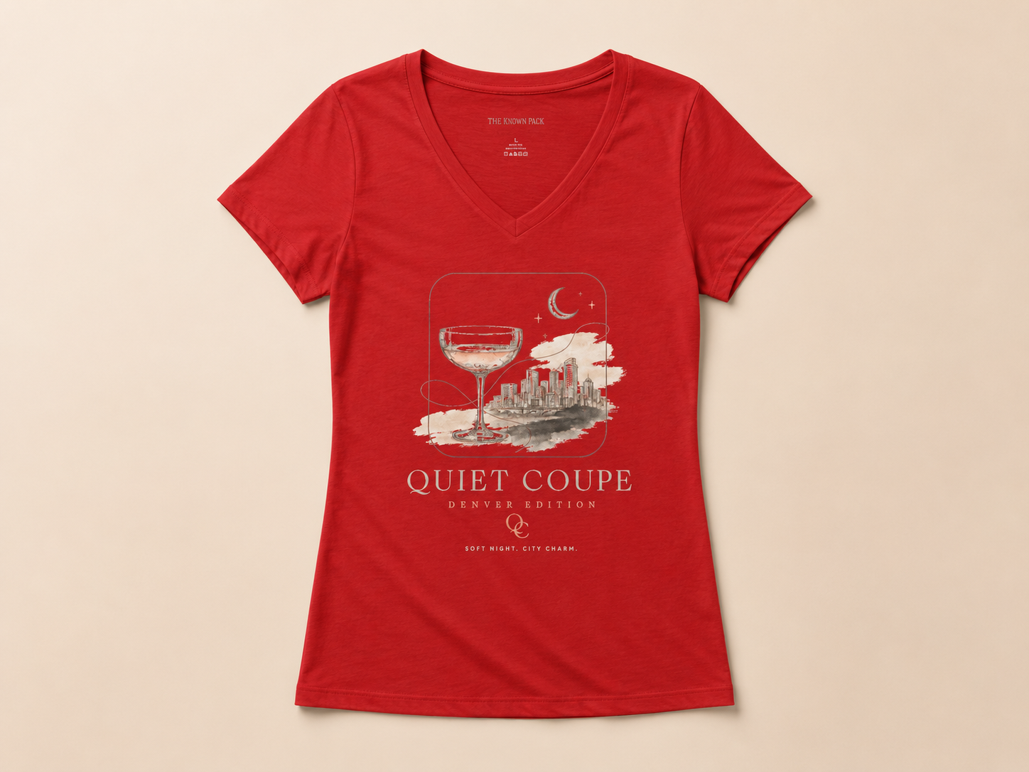 Quiet Coupe — Denver Edition V-Neck Tee