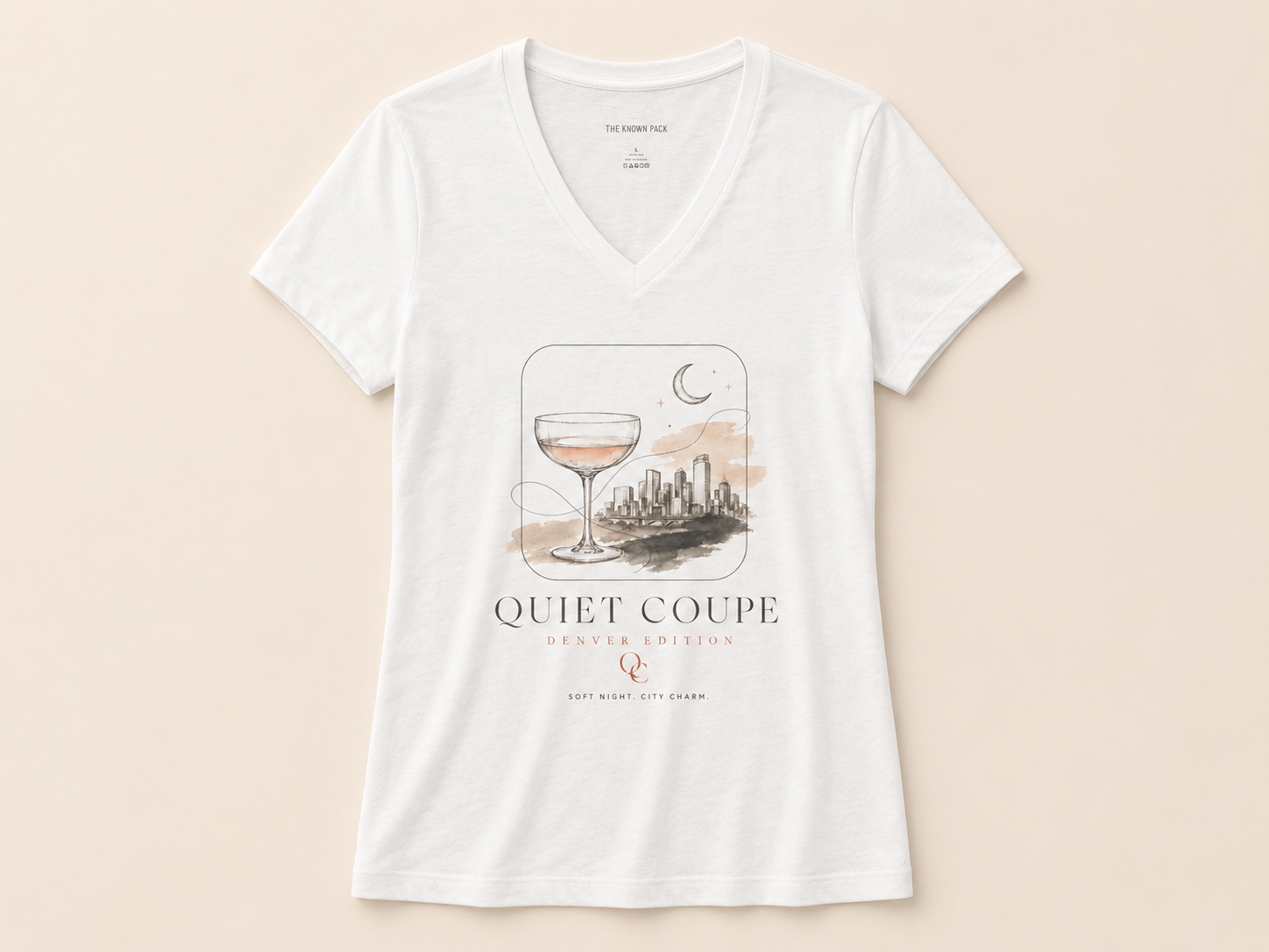 Quiet Coupe — Denver Edition V-Neck Tee