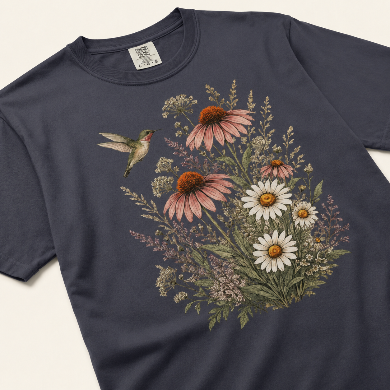Hummingbird & Wildflowers Tee