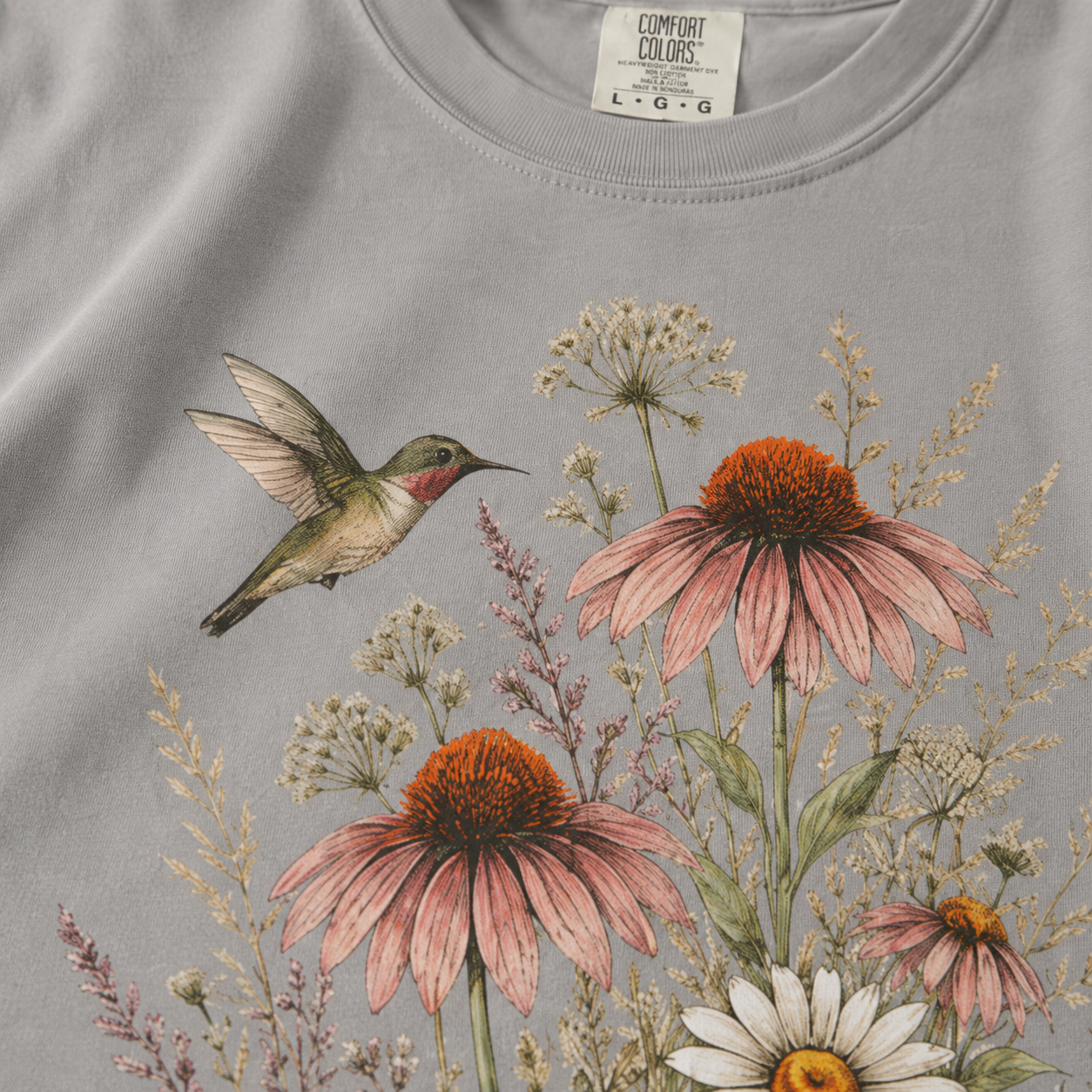 Hummingbird & Wildflowers Tee