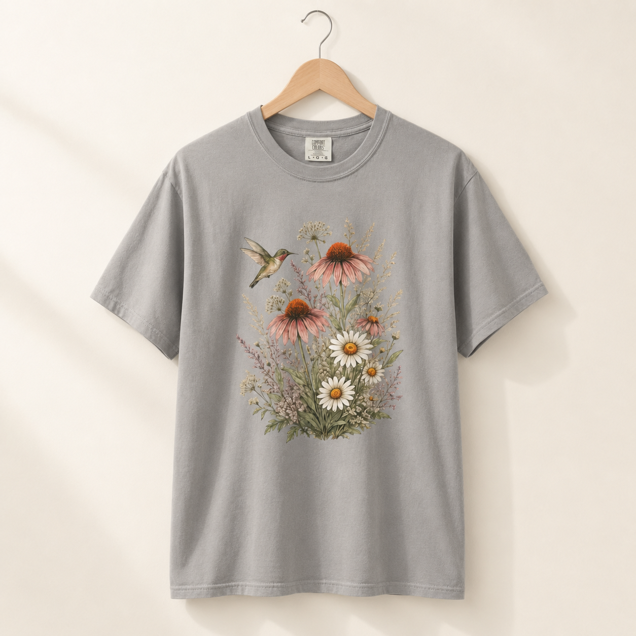 Hummingbird & Wildflowers Tee
