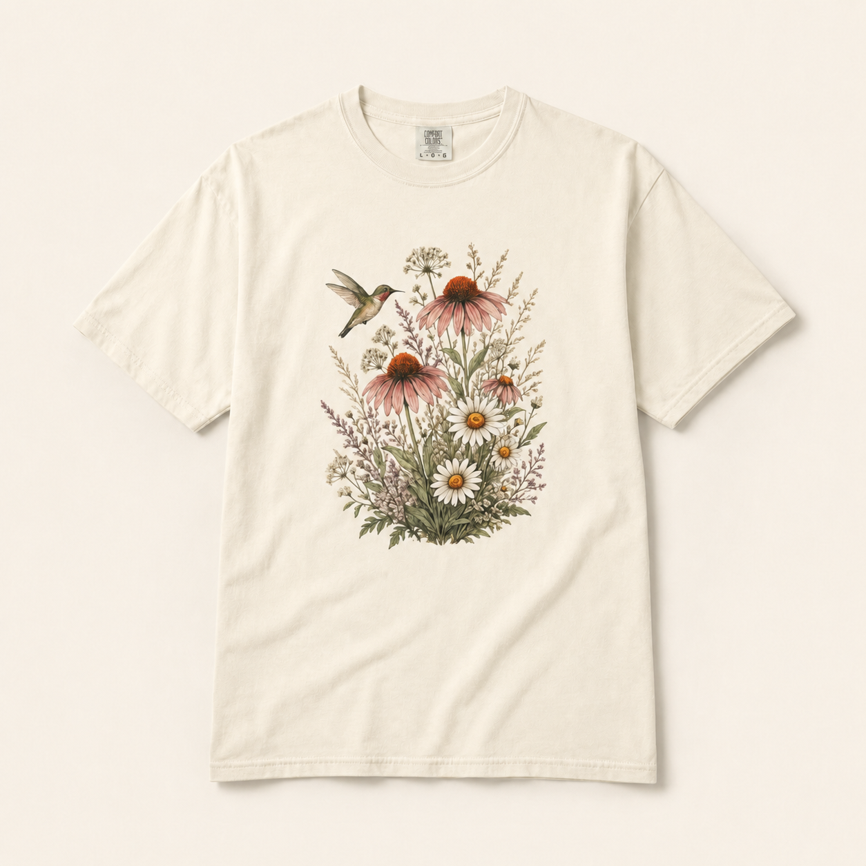 Hummingbird & Wildflowers Tee