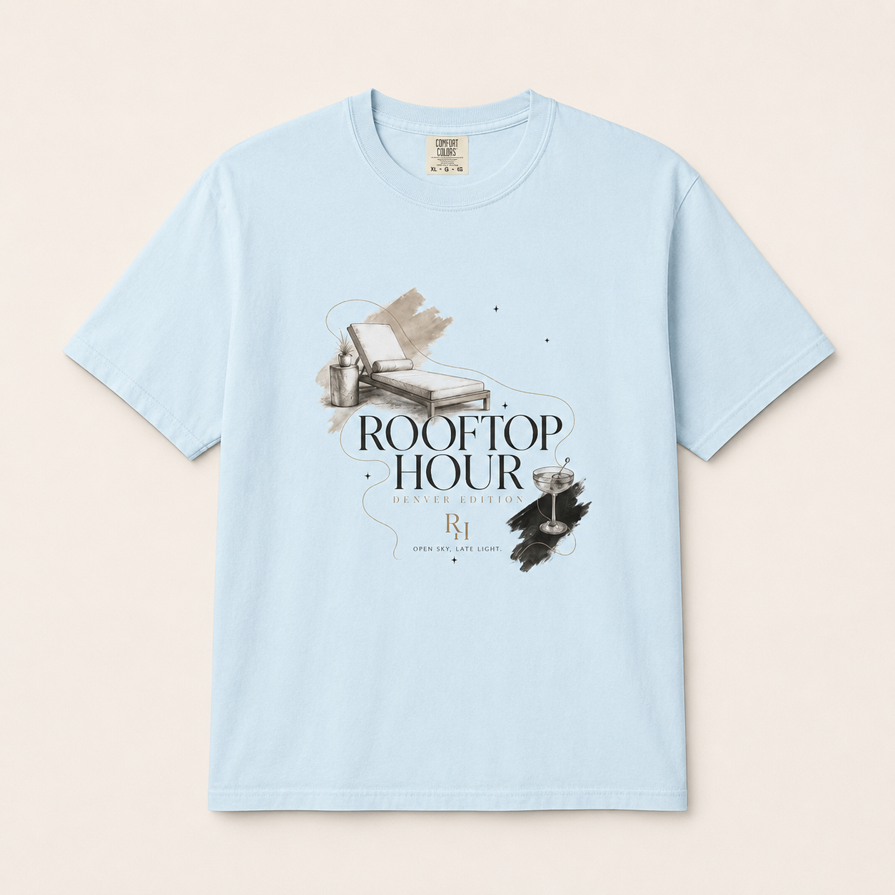 Rooftop Hour — Denver Edition Tee