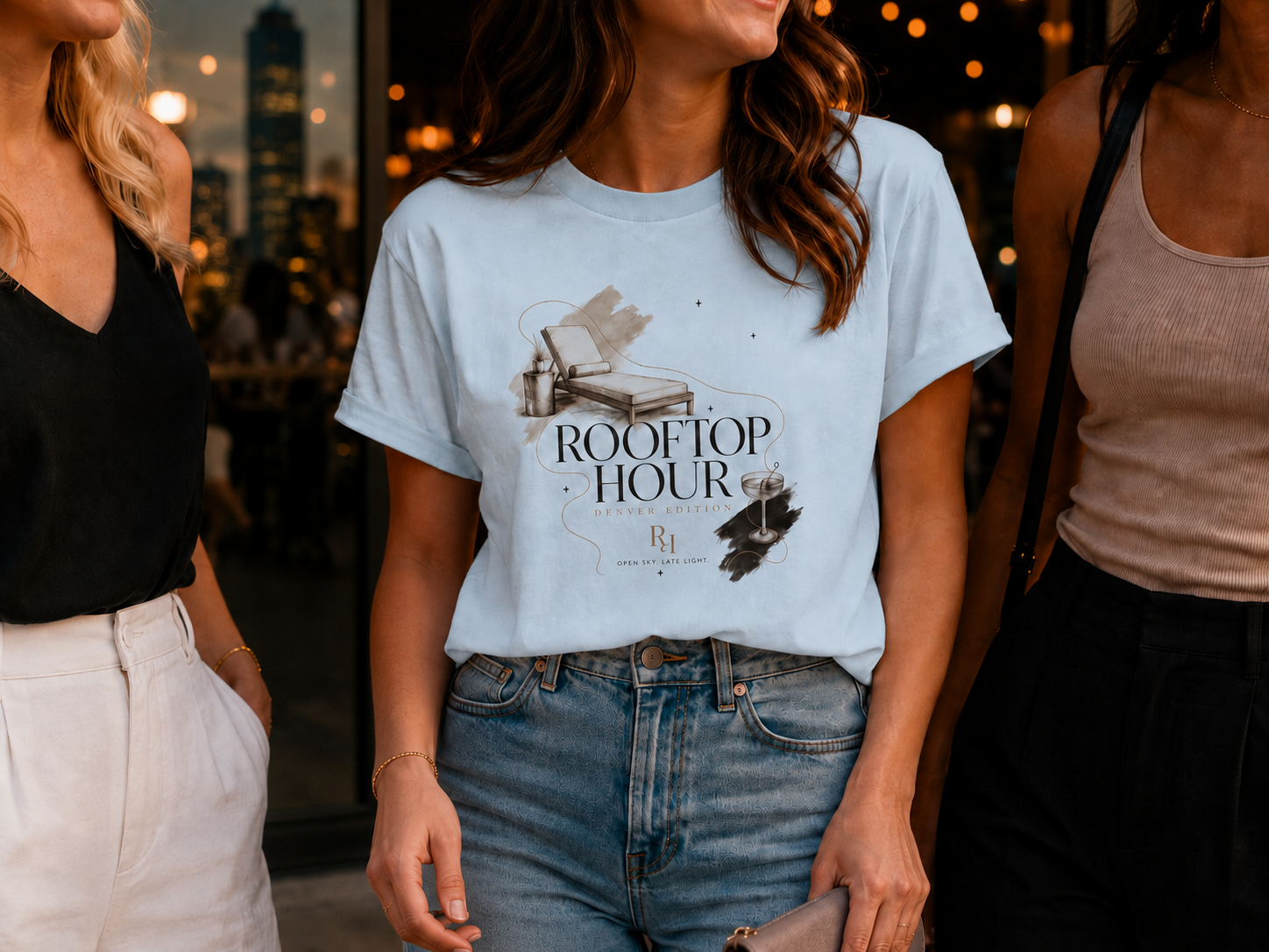 Rooftop Hour — Denver Edition Tee