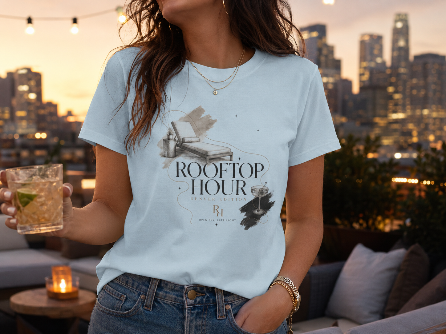 Rooftop Hour — Denver Edition Tee
