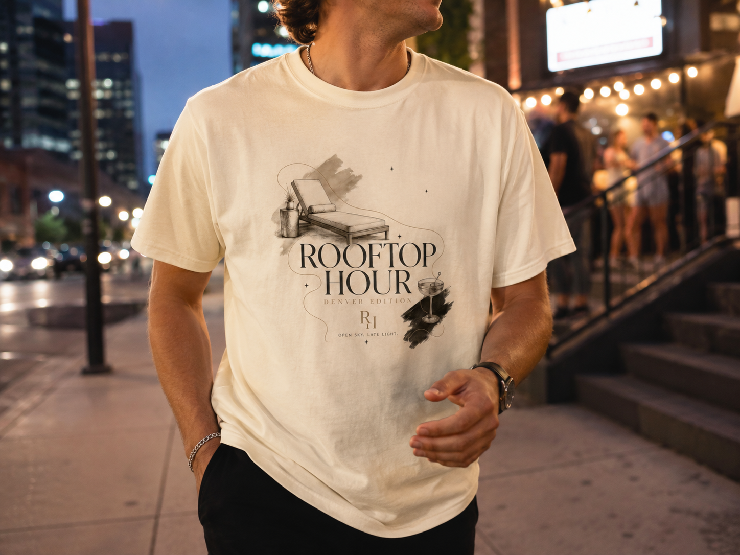 Rooftop Hour — Denver Edition Tee