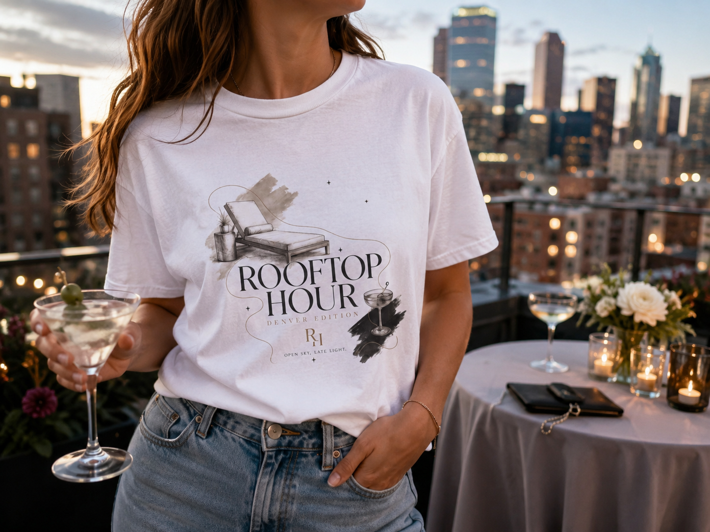 Rooftop Hour — Denver Edition Tee