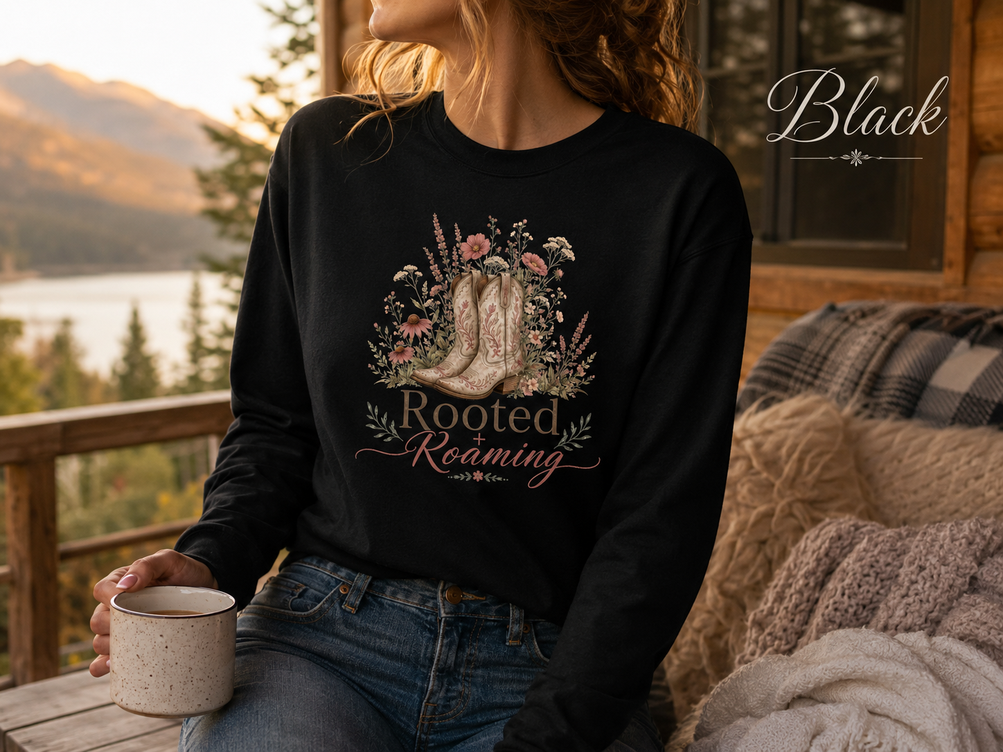 Rooted and Roaming — Heavyweight Long Sleeve Tee