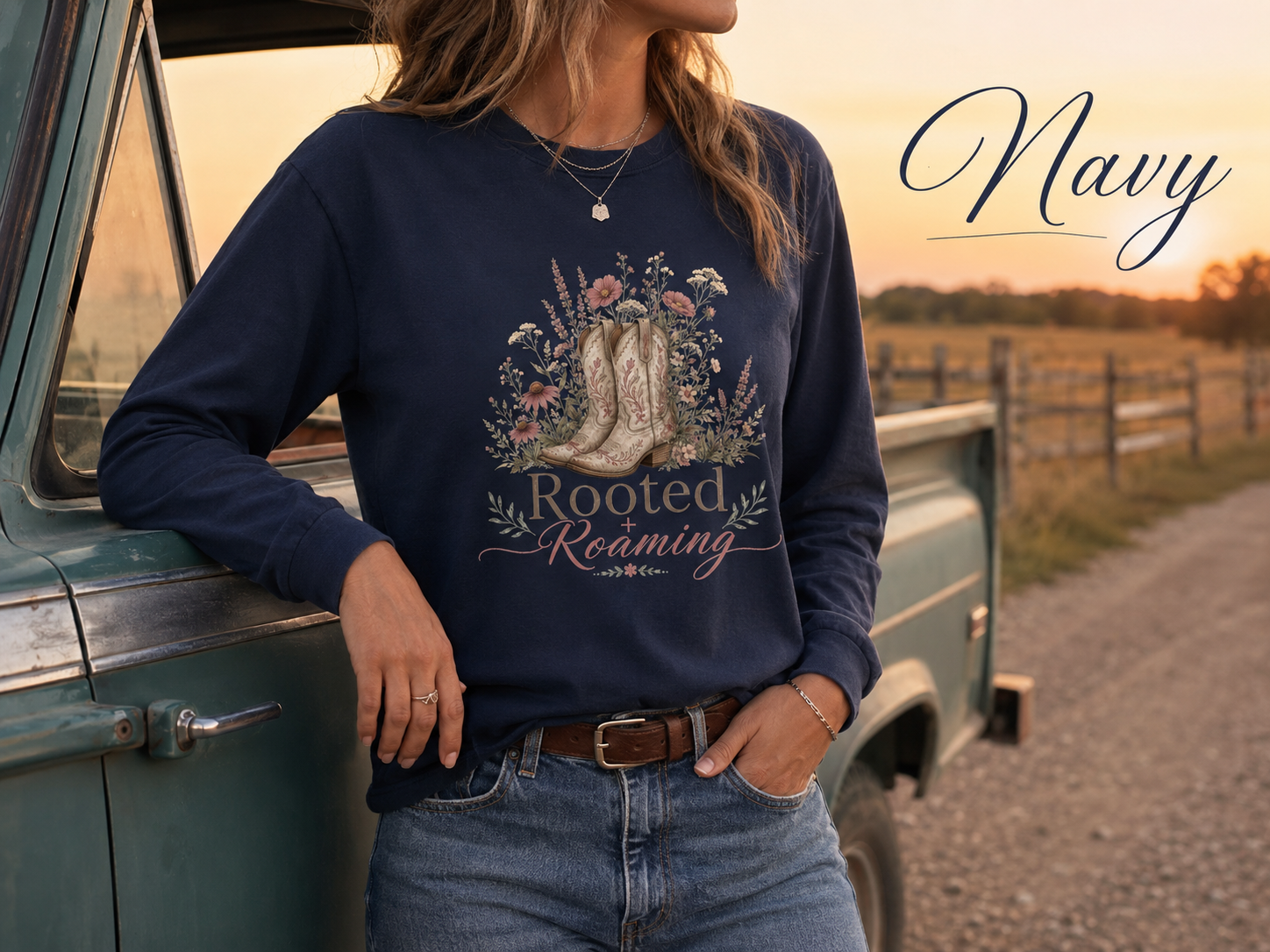 Rooted and Roaming — Heavyweight Long Sleeve Tee