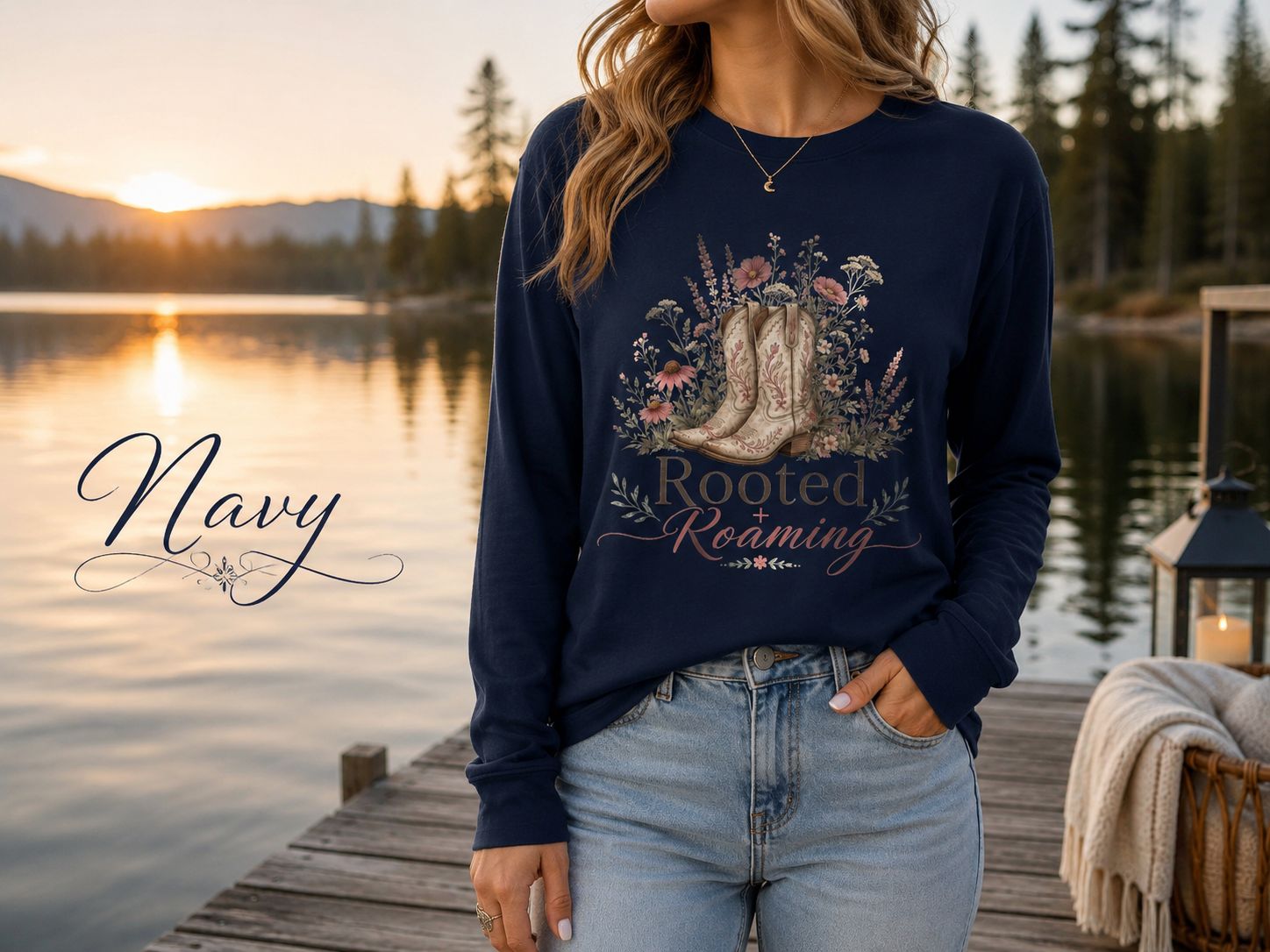 Rooted and Roaming — Heavyweight Long Sleeve Tee