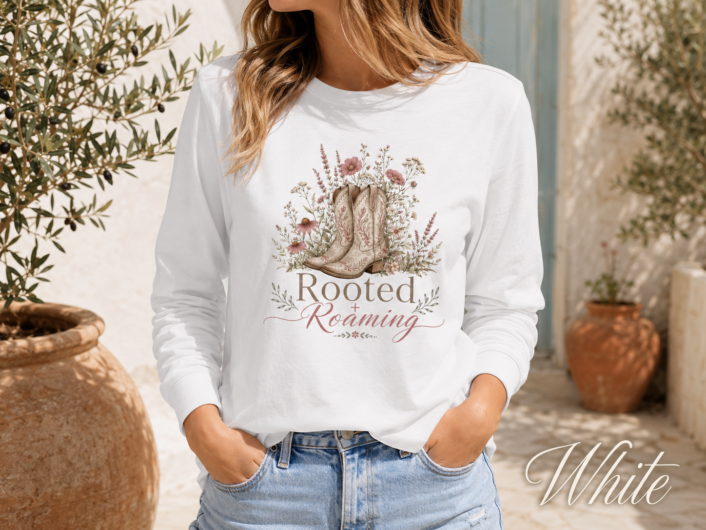 Rooted and Roaming — Heavyweight Long Sleeve Tee