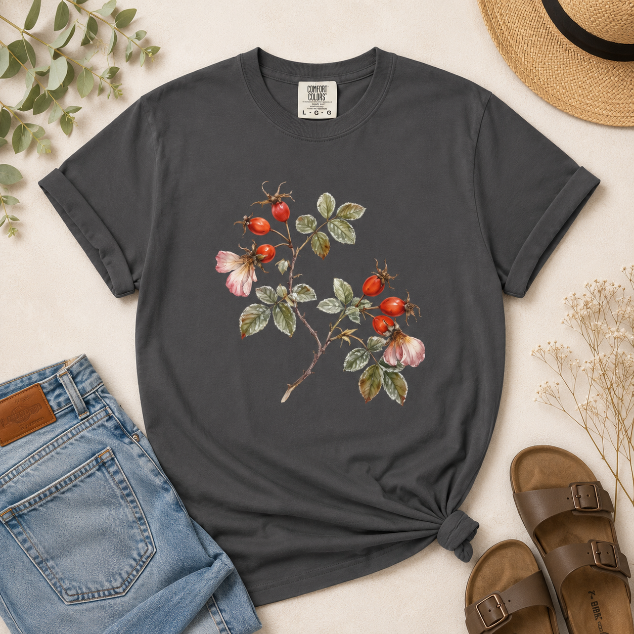 Rosehips & First Frost Tee