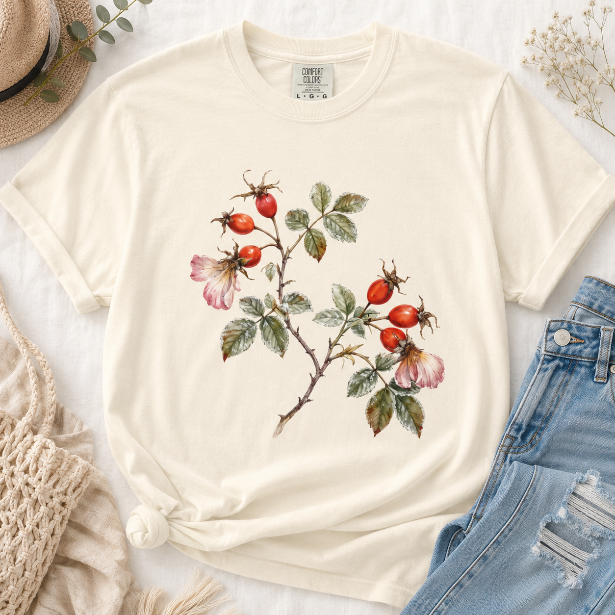 Rosehips & First Frost Tee