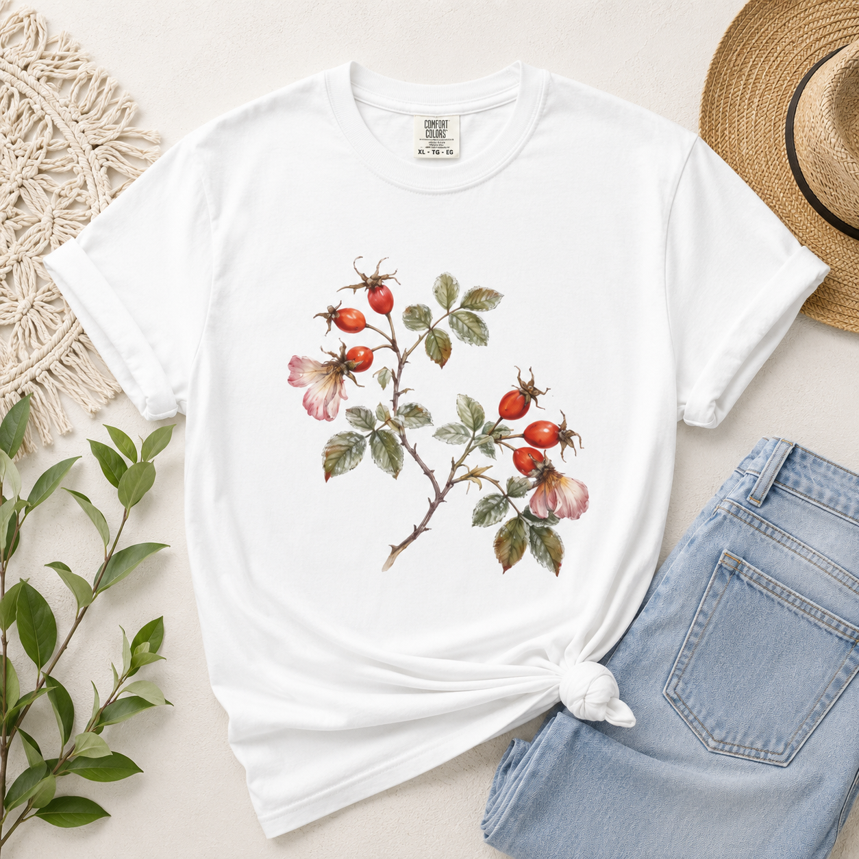 Rosehips & First Frost Tee