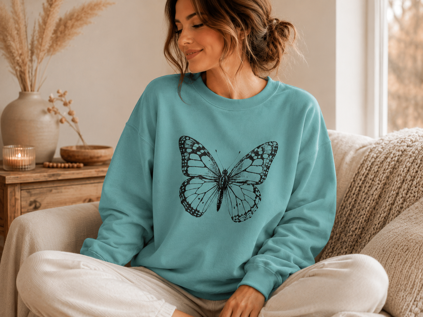 Vintage Monarch — Butterfly Sweatshirt