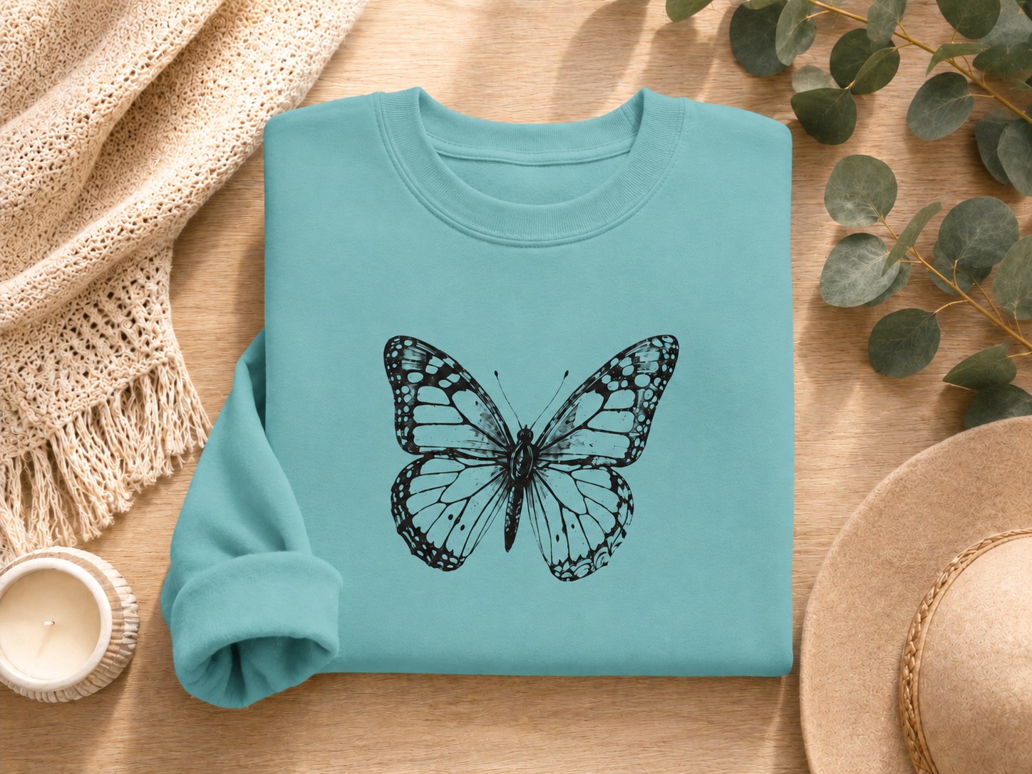 Vintage Monarch — Butterfly Sweatshirt