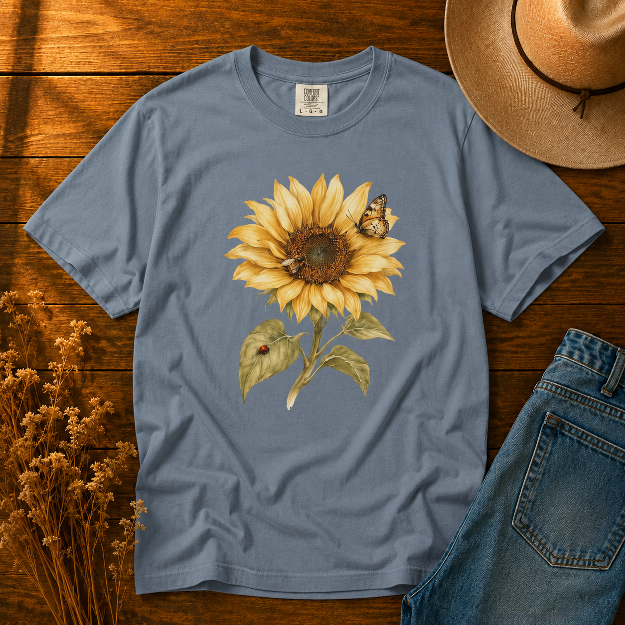 Room for Everyone — The Shared Sunflower Tee