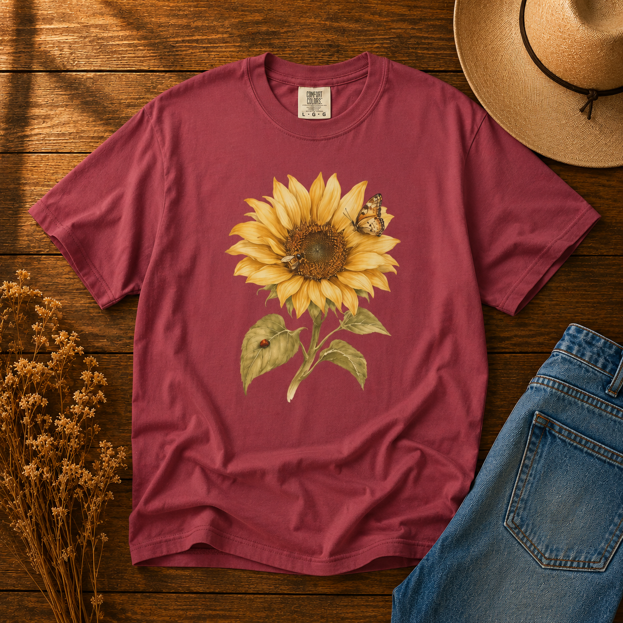 Room for Everyone — The Shared Sunflower Tee