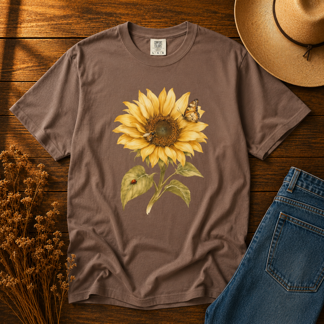 Room for Everyone — The Shared Sunflower Tee