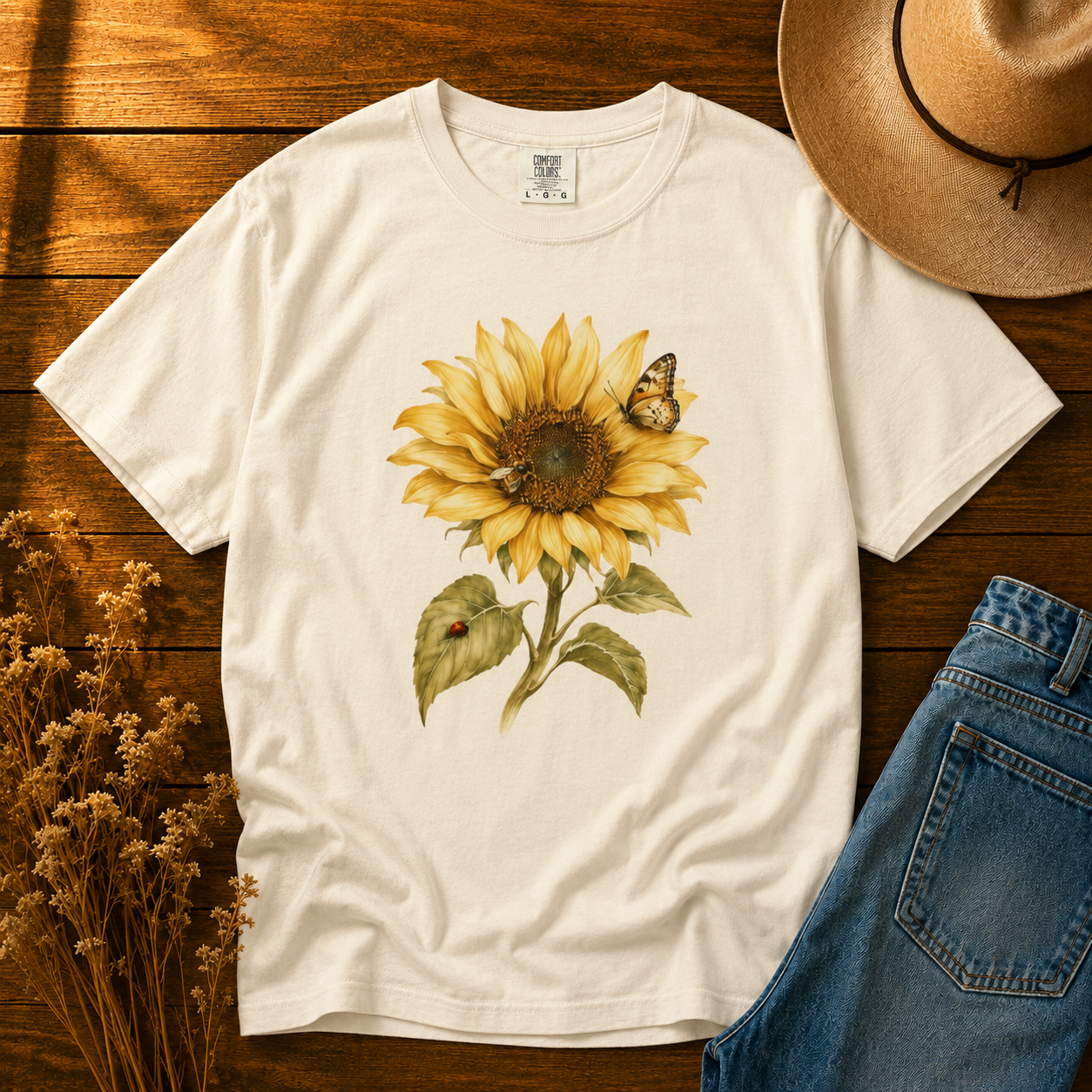 Room for Everyone — The Shared Sunflower Tee