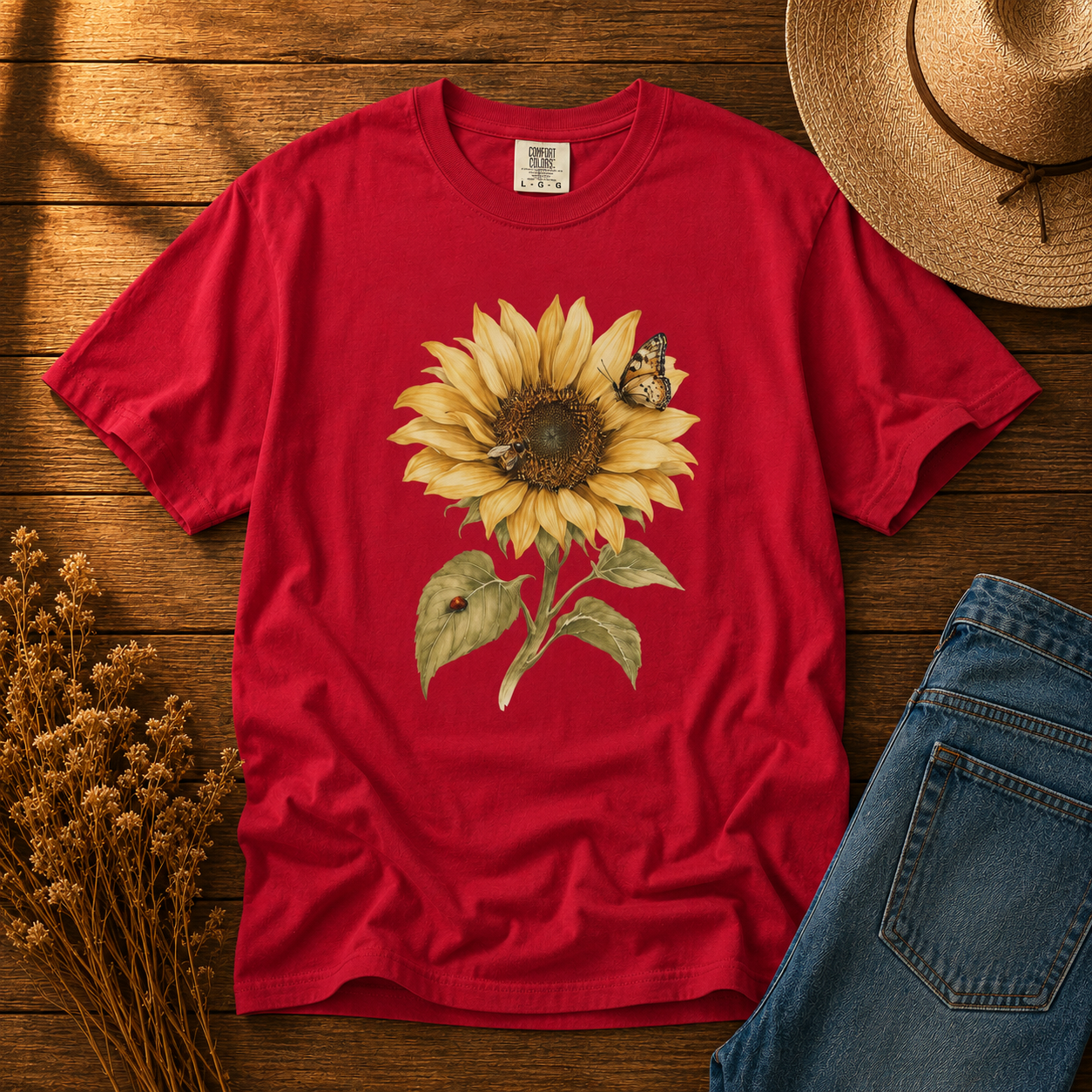 Room for Everyone — The Shared Sunflower Tee