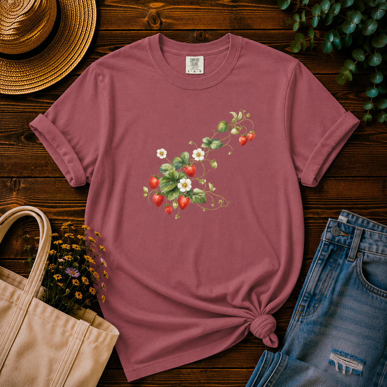 Strawberry Patch Tee